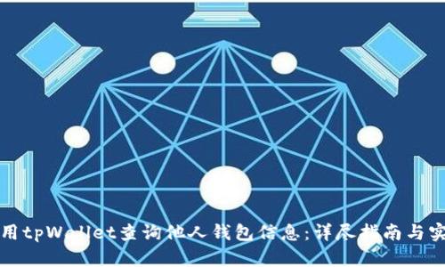 如何使用tpWallet查询他人钱包信息：详尽指南与实用技巧