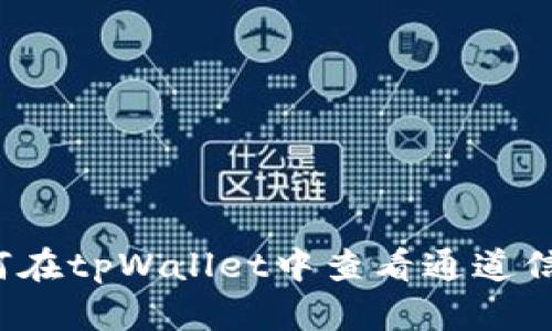 如何在tpWallet中查看通道信息？